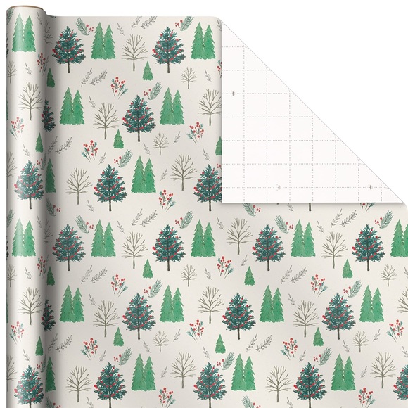 Hallmark Rustic Red&Green Christmas Wrapping Paper Set-Paper, Ribbon, bows&tags - Picture 6 of 9